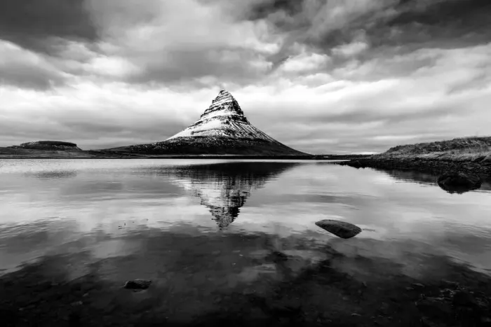 Framed Print : Mountain Reflection Framed Print : Mountain Reflection