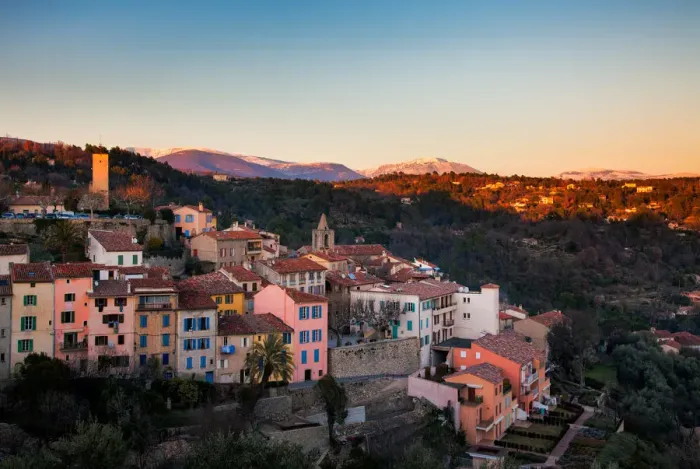 Framed Print : Mountain village
