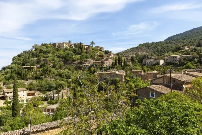 Framed Print : The mountain village of Deia, Serra de Tramuntana, Northwest Coast, Mallorca, Majorca, Balearic Islands, Spain, Europe Framed Print : The mountain village of Deia, Serra de Tramuntana, Northwest Coast, Mallorca, Majorca, Balearic Islands, Spain, Europe