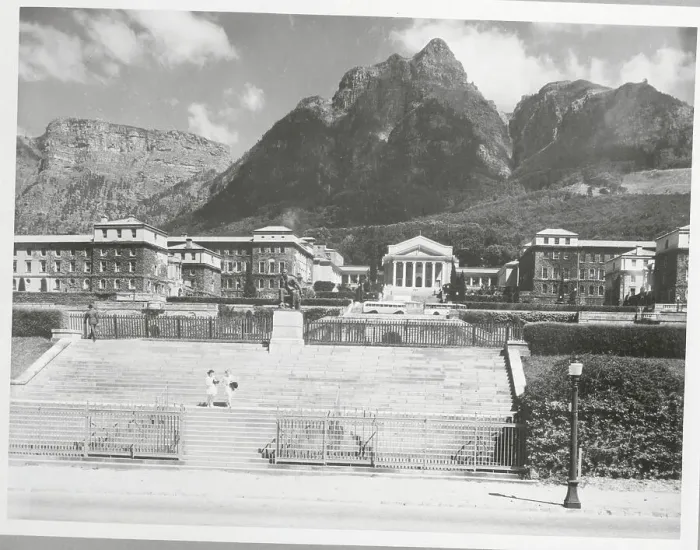 Framed Print : Mountainous Region over South African Architecture Framed Print : Mountainous Region over South African Architecture
