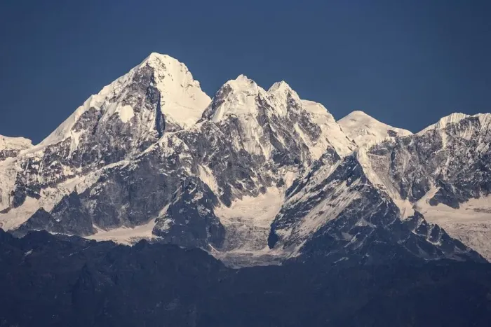 Framed Print : Mountains of the Himalayas, at Nagarkot, Nepal Framed Print : Mountains of the Himalayas, at Nagarkot, Nepal