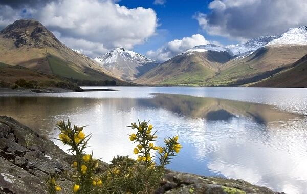 Mountains and lake, Lake District, Cumbria, England, United Kingdom