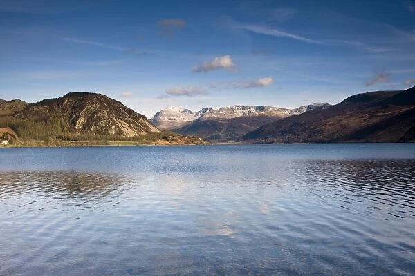 Mountains and lake, Lake District, Cumbria, England