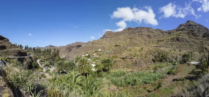 Framed Print : Mountains surrounding El Pie de la Cuesta, Mogan region, Gran Canaria, Canary Islands, Spain, Europe, PublicGround