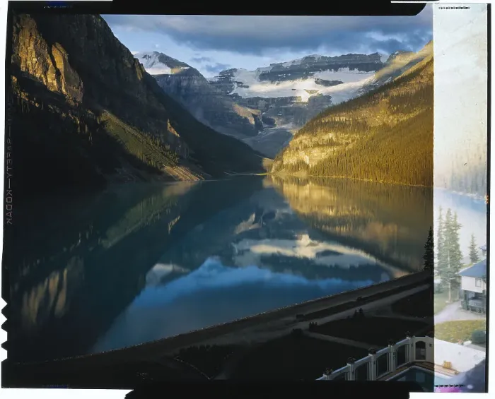 Framed Print : Mountains Surrounding Lake Louise Framed Print : Mountains Surrounding Lake Louise
