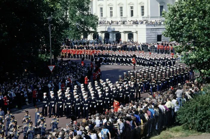 Framed Print : Mountbatten Funeral Procession Framed Print : Mountbatten Funeral Procession