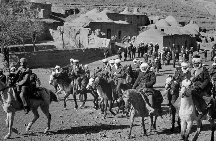 Framed Print : Mounted Islamic Rebels Prepare for Raid Framed Print : Mounted Islamic Rebels Prepare for Raid
