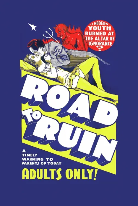 Framed Print : Movie Poster For Road To Ruin Framed Print : Movie Poster For Road To Ruin