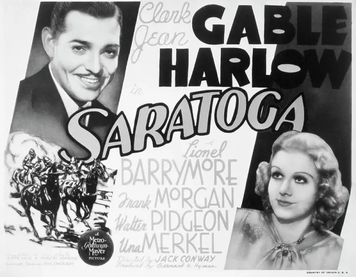 Framed Print : Movie Poster for Saratoga Framed Print : Movie Poster for Saratoga