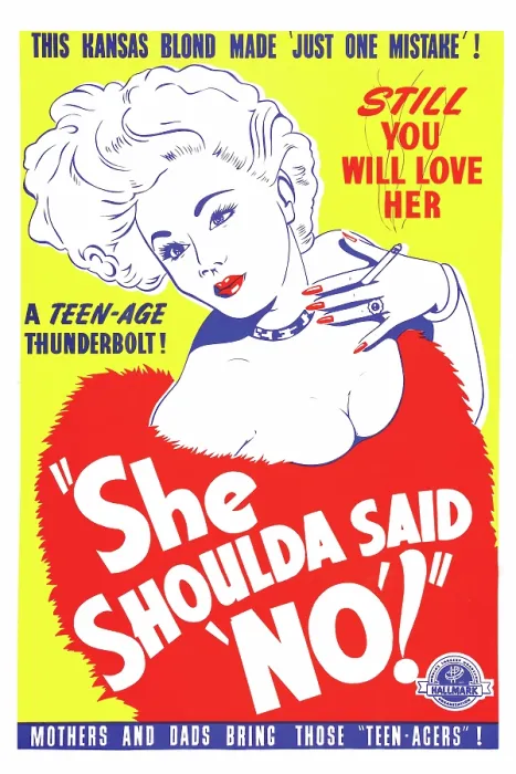 Framed Print : Movie Poster For She Shoulda Said No'! Framed Print : Movie Poster For She Shoulda Said No'!