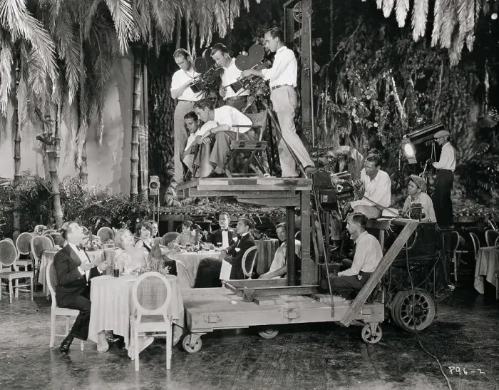 Framed Print : Movie Scene Being Shot from Camera Truck Framed Print : Movie Scene Being Shot from Camera Truck