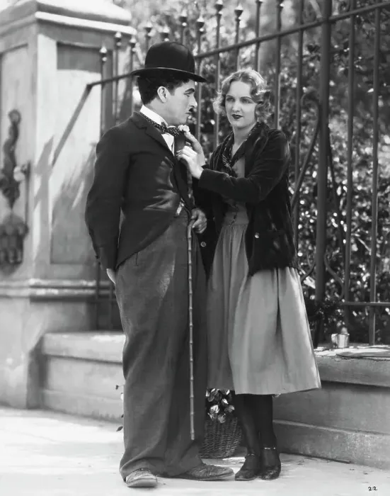 Framed Print : Movie Still, @City Lights, With Chaplin Framed Print : Movie Still, @City Lights, With Chaplin