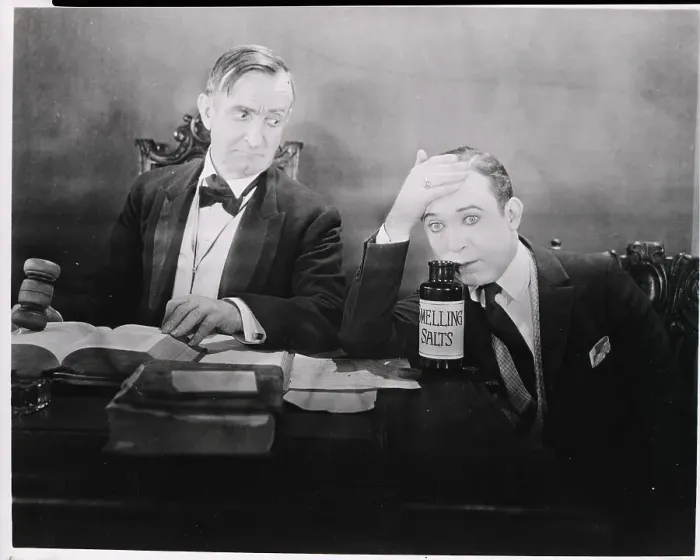 Framed Print : Movie Still; Man Smelling Smelling Salts Framed Print : Movie Still; Man Smelling Smelling Salts