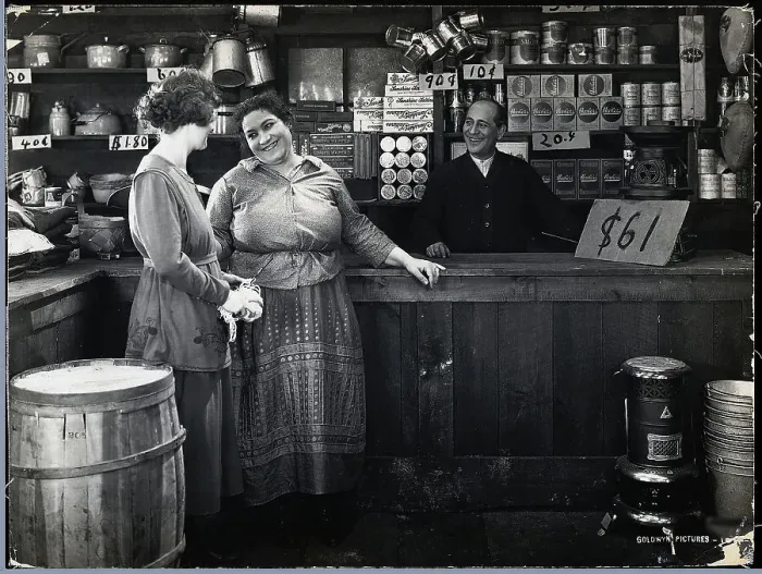 Framed Print : Movie Still / People In Grocery Store Framed Print : Movie Still / People In Grocery Store