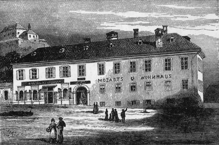 Framed Print : Mozarts House Framed Print : Mozarts House