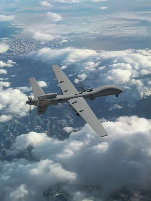 Framed Print : MQ-9 Reaper UAV