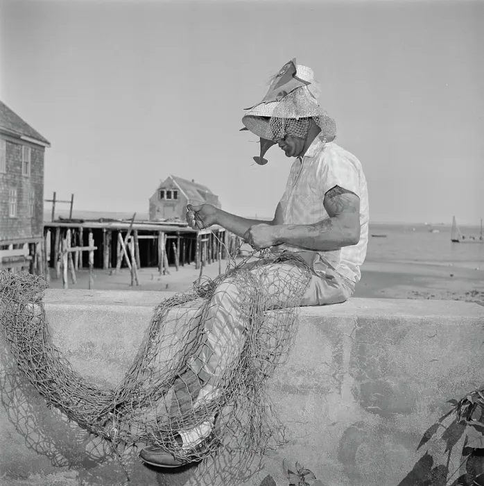 Framed Print : Mr. Kenneth's Mad Hats, Provincetown, Provincetown, 1959