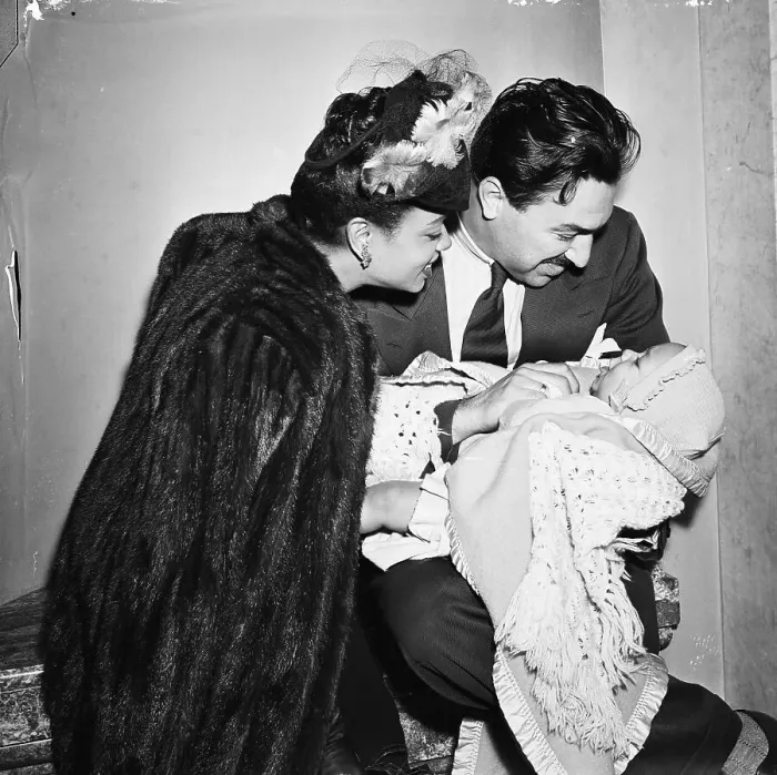 Framed Print : Mr. And Mrs. Adam Clayton Powell, Son Framed Print : Mr. And Mrs. Adam Clayton Powell, Son