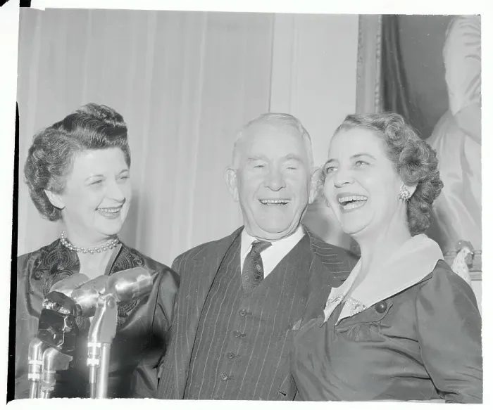 Framed Print : Mr. and Mrs. Alben Barkley Laughing Framed Print : Mr. and Mrs. Alben Barkley Laughing