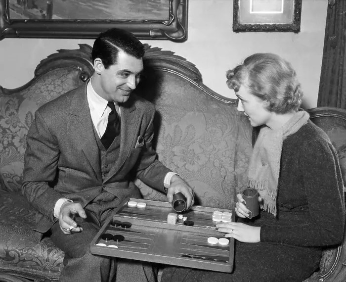 Framed Print : Mr. and Mrs. Cary Grant at Their Home Framed Print : Mr. and Mrs. Cary Grant at Their Home