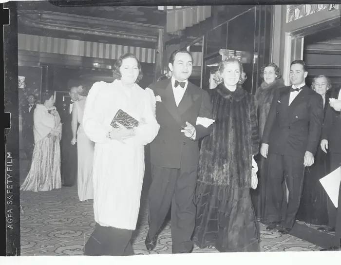 Framed Print : Mr. and Mrs. Edward G. Robinson at Club Opening Framed Print : Mr. and Mrs. Edward G. Robinson at Club Opening