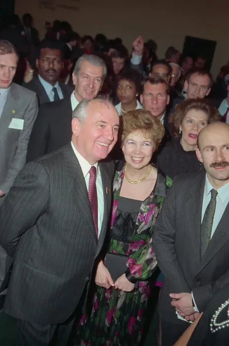 Framed Print : Mr. and Mrs. Mikhail Gorbachev Framed Print : Mr. and Mrs. Mikhail Gorbachev