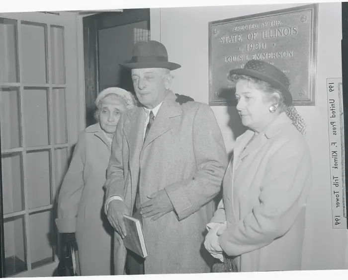 Framed Print : Mr. and Mrs. Roger Touhy with Ethel Alesia Framed Print : Mr. and Mrs. Roger Touhy with Ethel Alesia