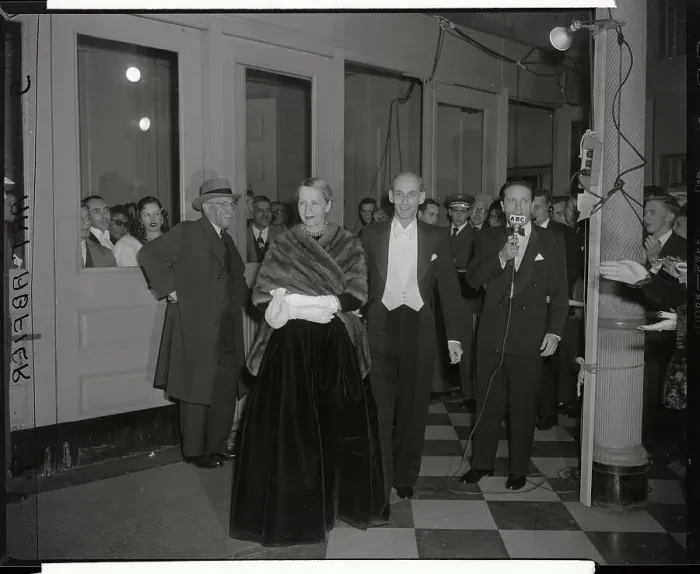 Framed Print : Mr. and Mrs. Rudolph Bing in Formal Attire with Others Framed Print : Mr. and Mrs. Rudolph Bing in Formal Attire with Others