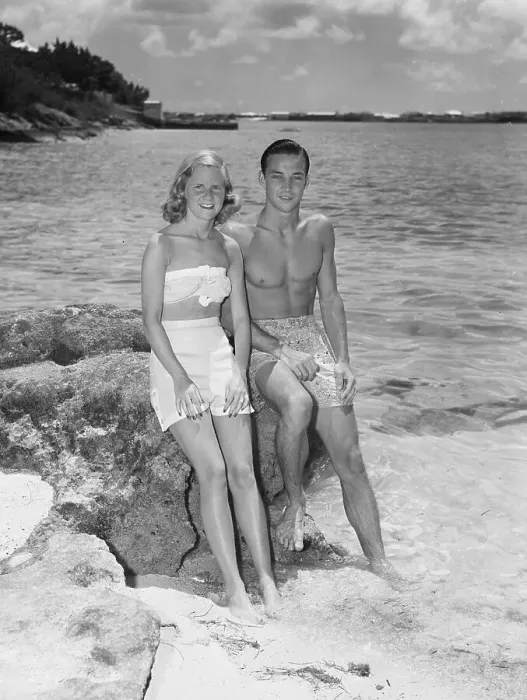 Framed Print : Mr. and Mrs. William Ford Honeymooning