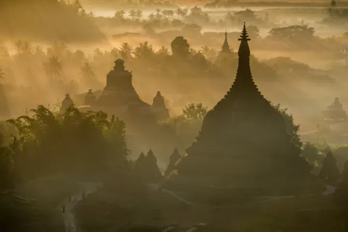 Framed Print : Mrauk-U, Myanmar
