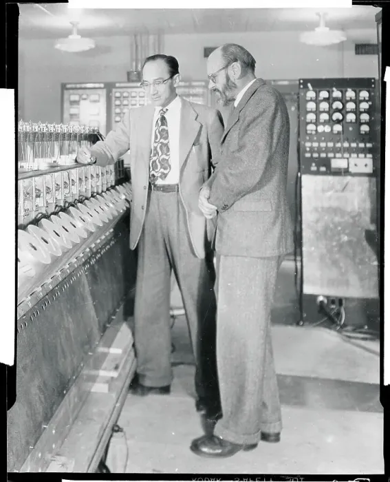 Framed Print : Mrr. J.C. Chu and Dr. Donald A. Flanders Framed Print : Mrr. J.C. Chu and Dr. Donald A. Flanders