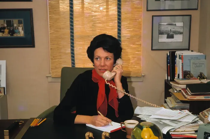 Framed Print : Mrs. Anne Armstrong on the Telephone Framed Print : Mrs. Anne Armstrong on the Telephone