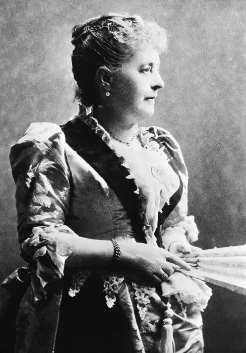 Framed Print : Mrs. Benjamin Harrison, Photo Ca. 1890
