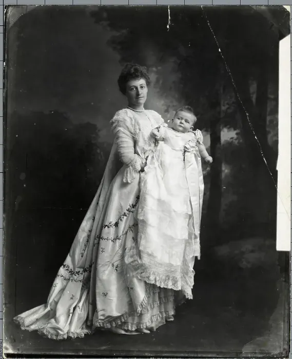Framed Print : Mrs. Cornelius Vanberbilt And Son Jr Framed Print : Mrs. Cornelius Vanberbilt And Son Jr