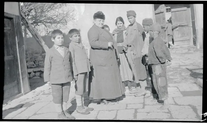 Framed Print : Mrs. Cushman with Orphans Framed Print : Mrs. Cushman with Orphans