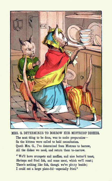 Framed Print : Mrs. G Determines to Borrow Framed Print : Mrs. G Determines to Borrow