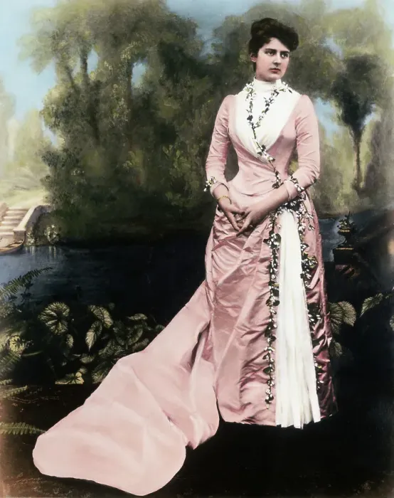Framed Print : Mrs. Grover Cleveland In A Formal Dress Framed Print : Mrs. Grover Cleveland In A Formal Dress