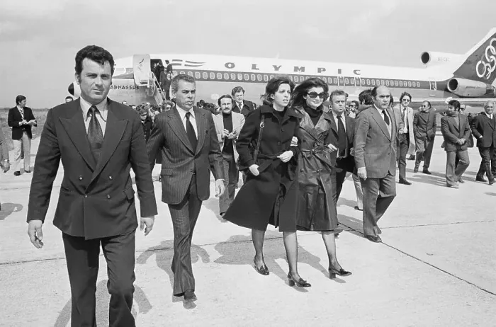 Framed Print : Mrs. Jacqueline Onassis with Christina Onassis