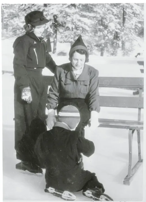 Framed Print : Mrs. Joseph P. Kennedy with Her Son and Daughter