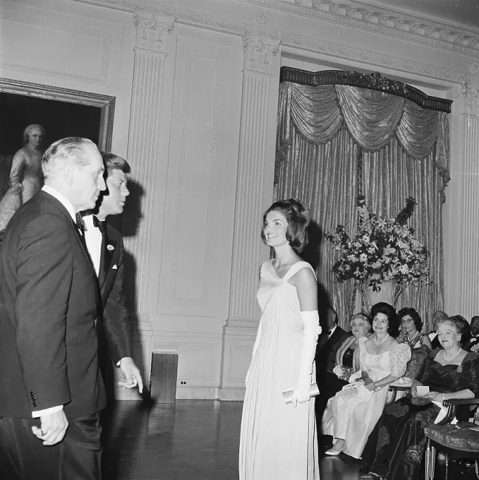 Framed Print : Mrs. Kennedy and Mary Hemingway Framed Print : Mrs. Kennedy and Mary Hemingway