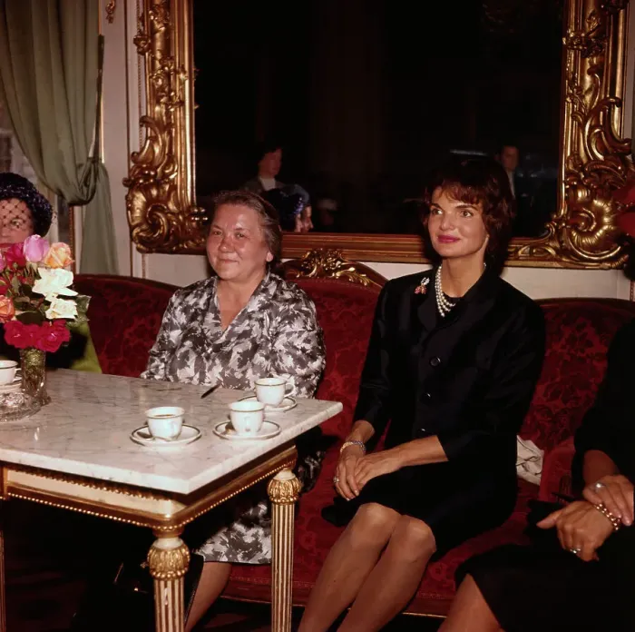 Framed Print : Mrs. Kennedy and Mrs. Khrushchev Framed Print : Mrs. Kennedy and Mrs. Khrushchev