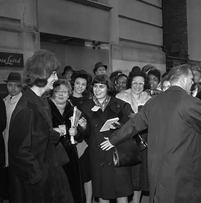Framed Print : Mrs. Kennedy Receiving Warm Welcome Framed Print : Mrs. Kennedy Receiving Warm Welcome