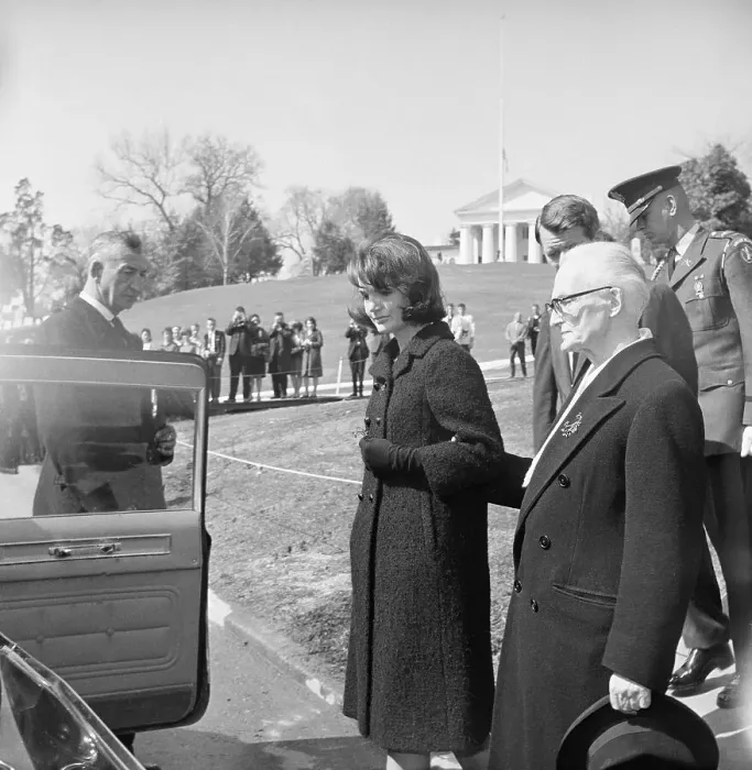 Framed Print : Mrs. Kennedy Walking Framed Print : Mrs. Kennedy Walking