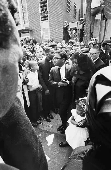 Framed Print : Mrs. King, Jr. Is Escorted From Funeral Framed Print : Mrs. King, Jr. Is Escorted From Funeral