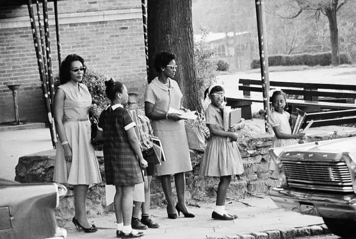 Framed Print : Mrs. King with Mrs. Abernathy and Their Children Framed Print : Mrs. King with Mrs. Abernathy and Their Children