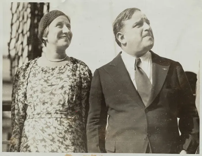 Framed Print : Mrs. and Mrs. Fiorello LaGuardia