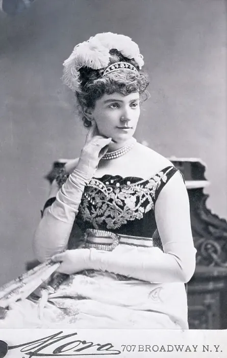 Framed Print : Mrs. Neilson Poses in Costume at Ball Framed Print : Mrs. Neilson Poses in Costume at Ball