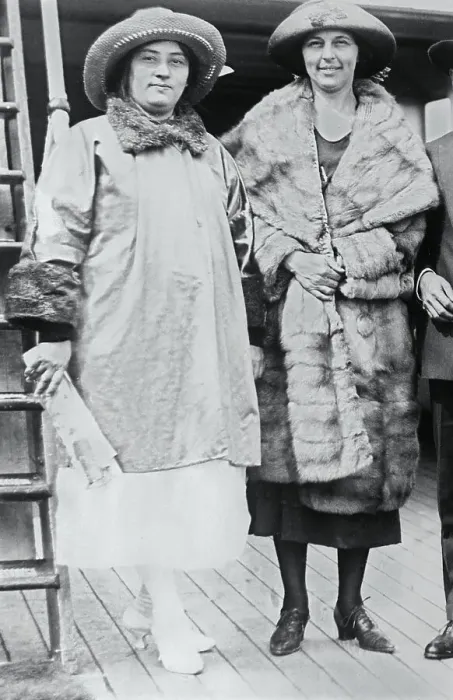 Framed Print : Mrs.Twodoro Kolow and Mrs. Hugh M. Caldwell