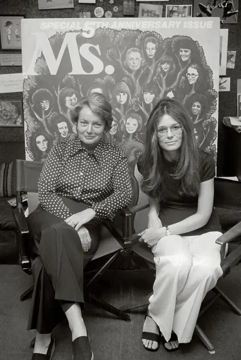 Framed Print : Ms. Magazine Staff Gloria Steinem and Patricia Carbine Framed Print : Ms. Magazine Staff Gloria Steinem and Patricia Carbine