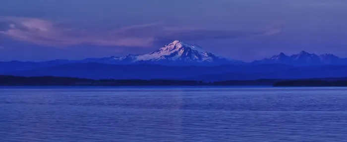 Framed Print : Mt Baker and Cascade Range at dusk, Orcas Island, San Juan Island, Puget Sound, Washington State, USA Framed Print : Mt Baker and Cascade Range at dusk, Orcas Island, San Juan Island, Puget Sound, Washington State, USA